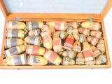 a box full of dynamites that are sitting on a table
