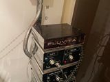 a radio that is on a stand in a room