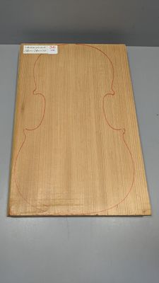 Planche pour table de violon/alto en épicéa, ~41,5cm. Épicéa…