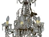 an image of a chandelier hanging from a ceiling
