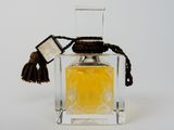 an image of a bottle of perfume on a white surface