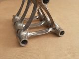 a close up of a metal object on a table