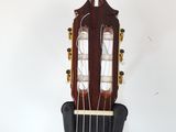 a close up of a guitar with strings attached to it