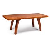 an image of a wooden table on a white background