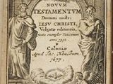 un vieux livre sur lequel figure une illustration représentant une scène biblique
