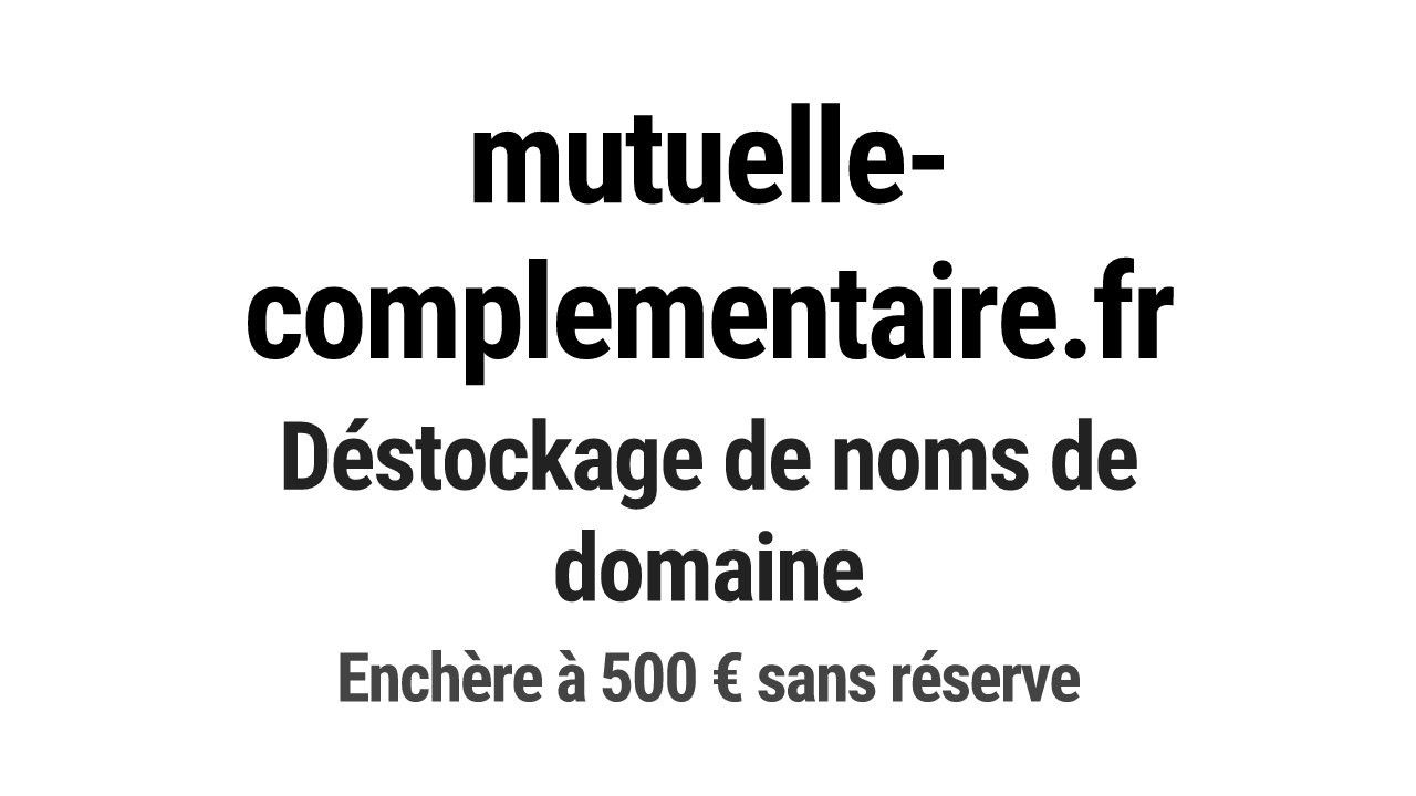 Destockage & Invendus