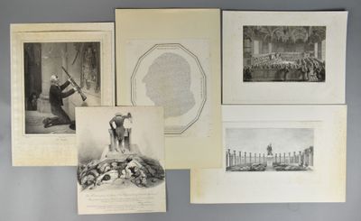 de nombreuses photos d'un homme et d'un chien accrochées au mur