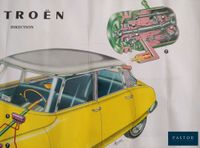 Planche illustrée en couleurs relative à une Citroën DS, pré… (photo 4)