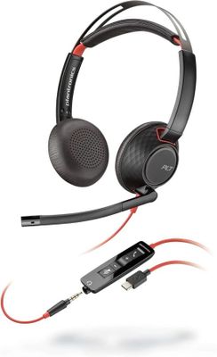96 / Casque filaire Poly Blackwire 5220 - Micro-perche…