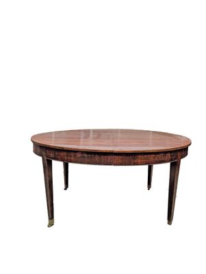Table de salle à manger en acajou et placage d'acajou à huit…