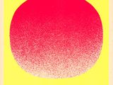 an image of a red and yellow circle on a yellow background