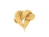 gold plated knot brooch pin - product images are not available for purchase