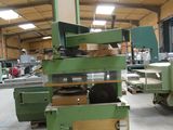 a large machine that is sitting in a warehouse