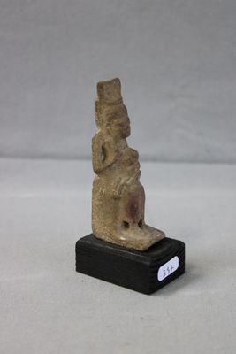 Grande amulette en faïence déglassurée Egyptienne représenta…