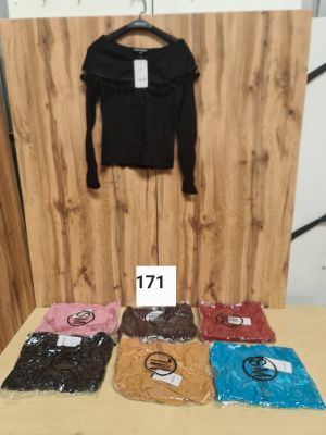 Lot de 66 pulls / tops femme – Modèles variés avec détails p…