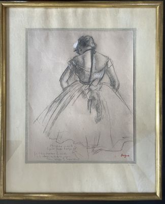 an image of a drawing of a woman in a dress
