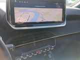 a car dashboard with a gps device in it
