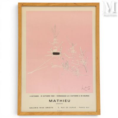 MATHIEU Georges (1921-2012) Affiche