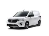 a white van parked on a white surface with a white background