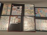 a lot of different types of stamps on the pages