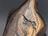 a close up of a metal object on a table