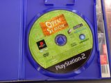 a blue box with a game on it and a cd in it