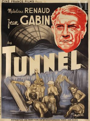 tunnel - 11 x 17 movie poster - french style a