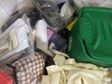 a pile of items that are sitting on a table