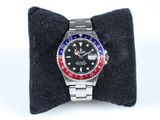 a watch that is sitting on a black case