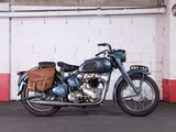 a motorcycle that is parked in a parking garage