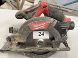 a picture of a circular saw on a table