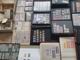 many different types of stamps on the table
