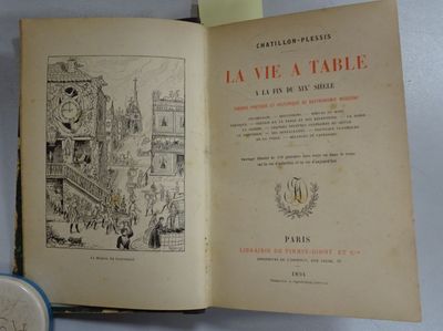 an open book with a picture of a clock on it