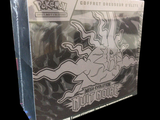 une image représentant une boîte de cartes Pokémon sur fond noir