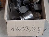 a box full of old items sitting on the floor
