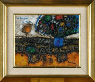 Théo TOBIASSE (1927-2012) "Le Bouquet du Ponte Vecchio"