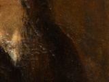 an old painting of a man with a beard and a hat