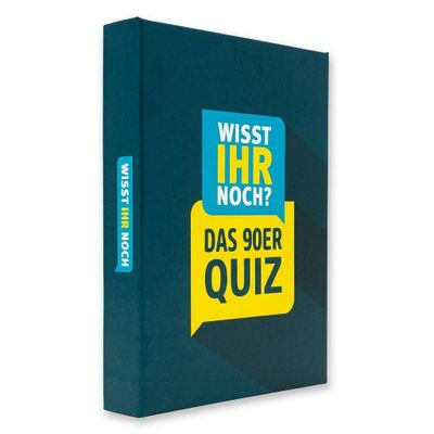 un livre bleu avec une bulle jaune sur la couverture