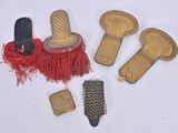 a lot of items that are laying out on the table