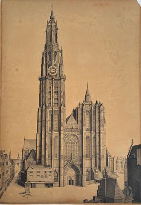 V. DUMONT - XIXe La cathédrale d'Anvers