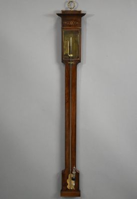 CHEVALIER - THERMOMETRE à mercure en bois et bois de placage…