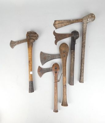 several different types of tools are displayed on a white surface
