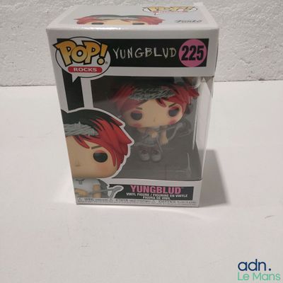un gros plan d'une figurine Pop Vinyl dans sa boîte