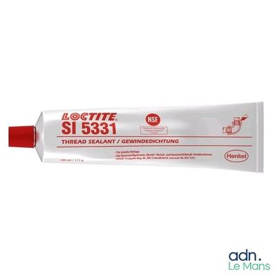 photo d'un tube de mastic d'étanchéité pour filetage sur fond blanc