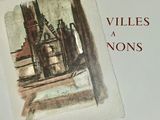 une photo d'un livre sur lequel figure l'image d'un bâtiment