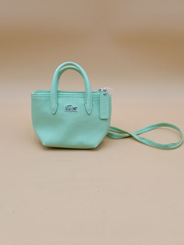 LACOSTE - Petit sac grande bride vert clair. 10 x 15cm