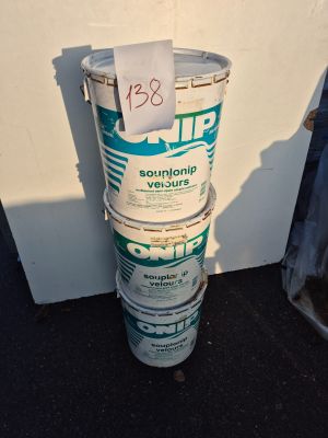 Lot de 3 seaux de ONIP Souplonip Velours, revêtement semi-ép…