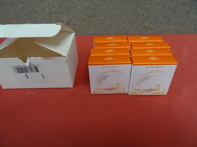 Hermès, une boite de huit miniatures 7,5ml Eau de toilette E…