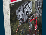 a box with a lego star wars at - st set in it