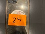 iphone 11 pro max case with a sticker on the back of it